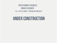 Tablet Screenshot of law-danler.at